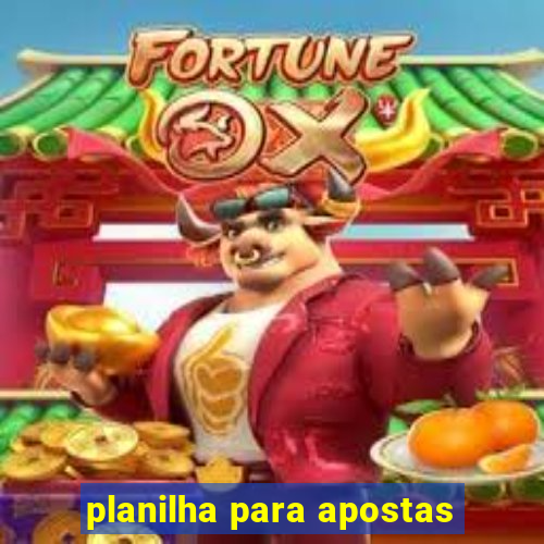 planilha para apostas